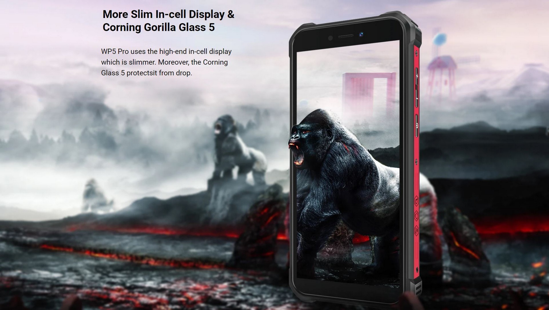 Oukitel WP5 Pro - Gorilla Glass